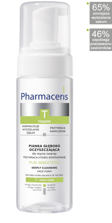 PHARMACERIS T PURI-SEBOSTATIC Pianka oczyszczająca, 150ml