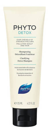 PHYTO PHYTODETOX - oczyszczający szampon detoksykujący, 125 ml