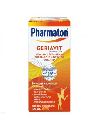 Pharmaton Geriavit, 100 tabletek powlekanych 