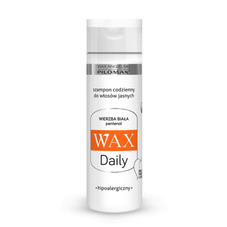 WAX ANGIELSKI PILOMAX Daily Wax Szampon do włosów JASNYCH, 200 ml + GRATIS MASKA HERMIONA, 20 ml !!!