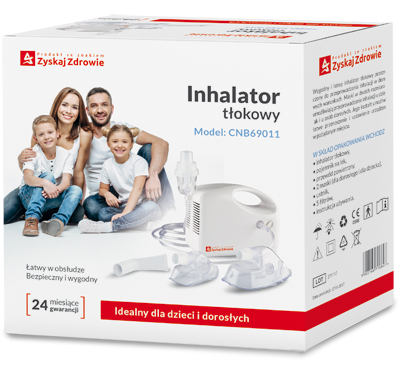 Zyskaj Zdrowie Inhalator tłokowy CNB69011, 1 szt.