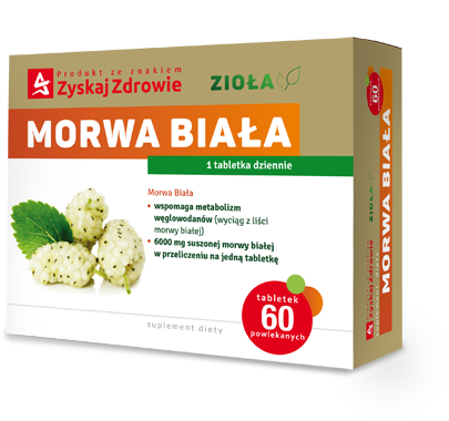 Zyskaj Zdrowie Morwa biała, 60 tabletek