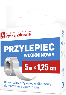 Zyskaj Zdrowie Przylepiec włóknioniowy 5 m x 1,25 cm; 1 sztuka