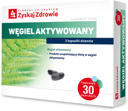 Zyskaj Zdrowie Węgiel aktywowany, 30 kapsułek